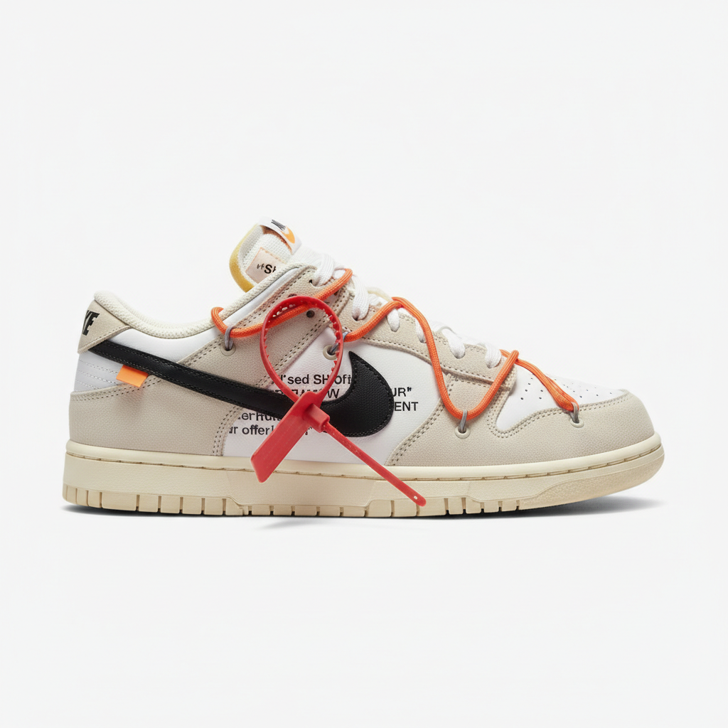 Off-White x Nike Dunk Low - Side View