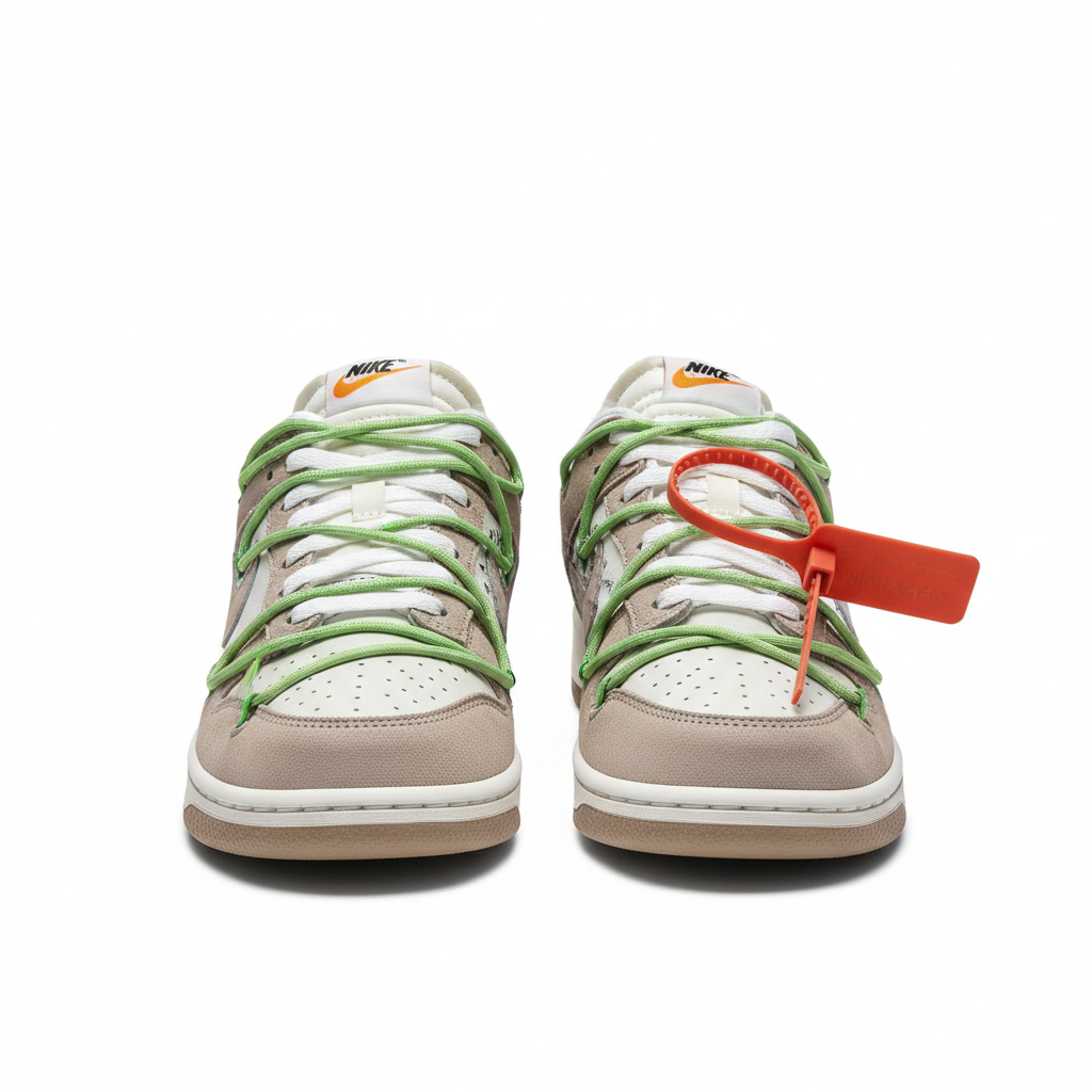 Off-White x Nike Dunk Low - Front View