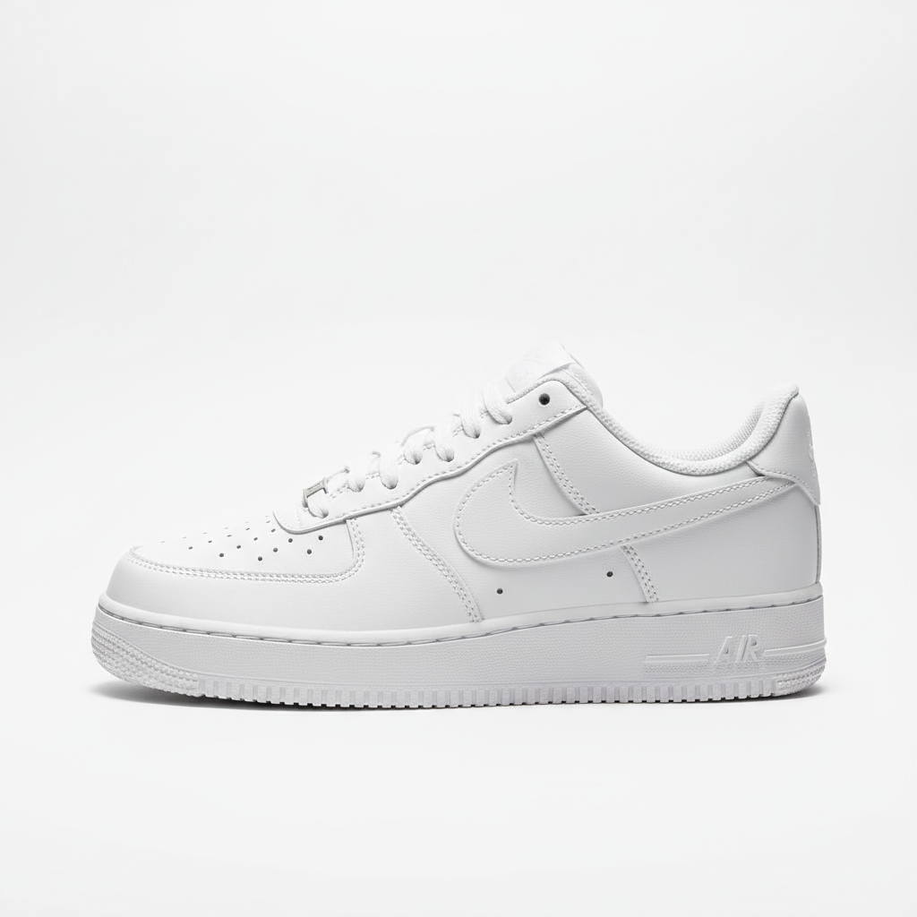 Nike Air Force 1 White - Side View