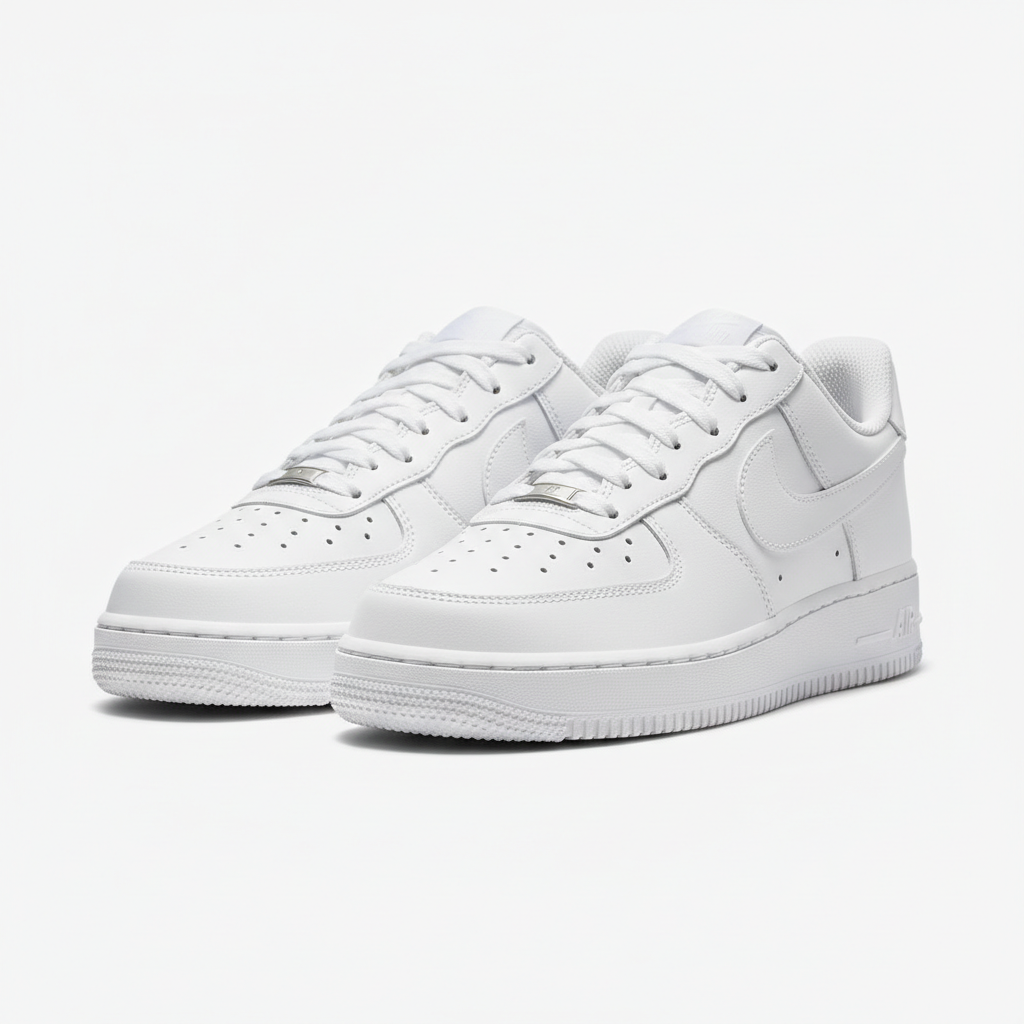 Nike Air Force 1 White - Front View