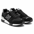 New Balance 740 Black Silver - Front View